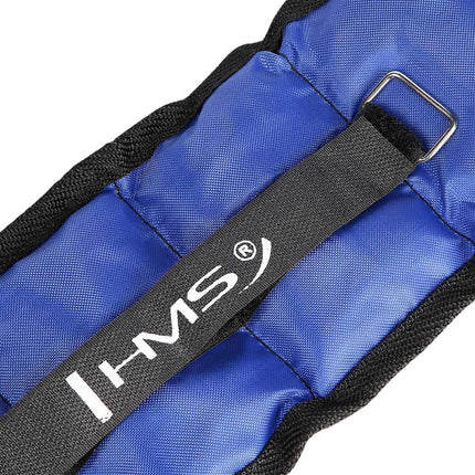 Čiurnos ir riešo svarmenys, mėlyni, 2 x 0,7 kg