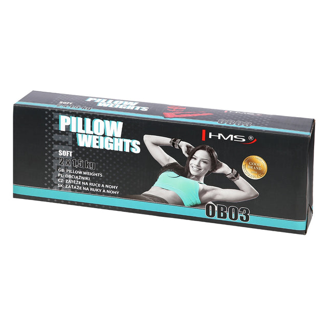 Čiurnos ir riešo svarmenys, raudoni, 2 x 1,5 kg