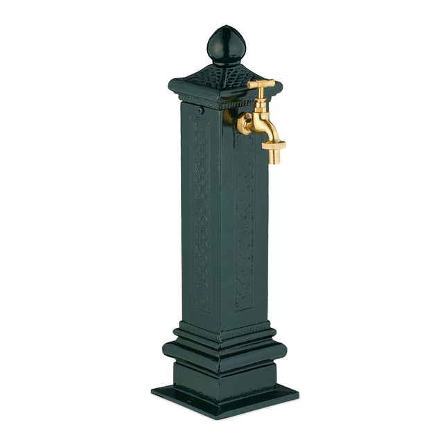 Antikvarinis metalinis kolonos fontanas, 47 cm
