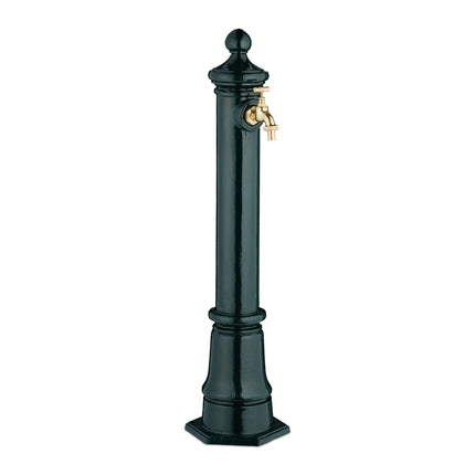 Antikvarinis metalinis sodo fontanas su čiaupu, 80 cm