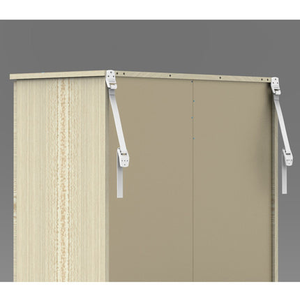 Anti-tip furniture strap