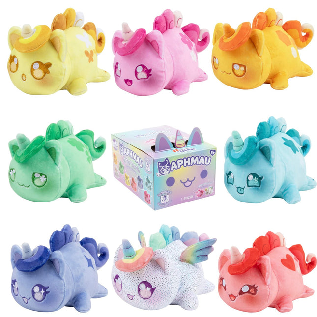 Aphmau Meemeow paslaptingas pliušinis žaislas „Vienaragis“, 15 cm
