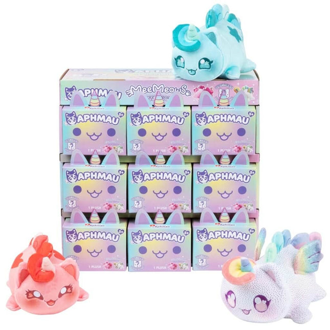 Aphmau Meemeow paslaptingas pliušinis žaislas „Vienaragis“, 15 cm