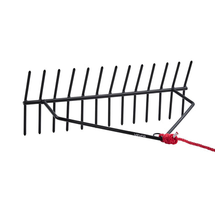 Aquatic Weed Rake 24 In, Double-Sided, 30 Ft Rope