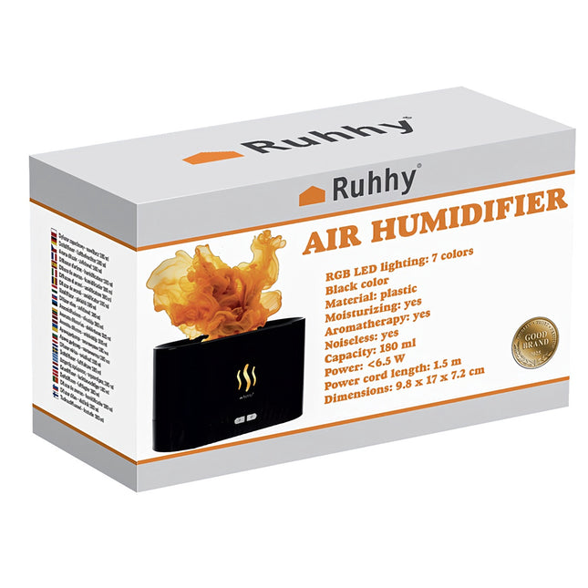 Aromaterapijai skirtas difuzorius - drėkintuvas 180 ml Ruhhy 22542