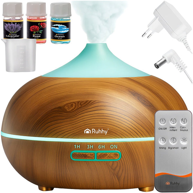 Aromaterapijai skirtas difuzorius - drėkintuvas 400 ml LB 23510
