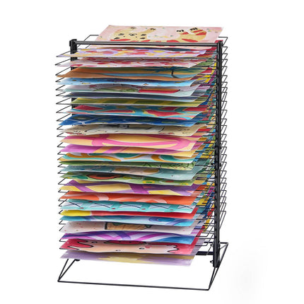 Art Drying Rack, 50 Removable Shelves, Carbon Steel