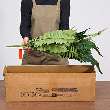 Artificial Boston Fern Bush, 50 In, 96 Fronds, Silk