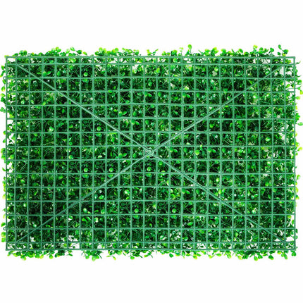 Artificial Boxwood Hedge Panels, 4-Pack 24x16 in UV