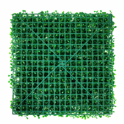 Artificial Boxwood Hedge Wall Panels UV, 24 Pack 10x10 in