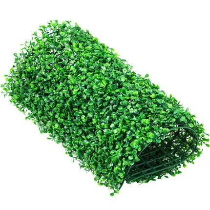 Artificial Boxwood Panels 12-Pack 10x10 In, UV Protected