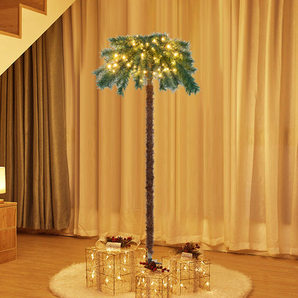 Dirbtinė Kalėdų palmė 150 cm, 150 šiltai baltų LED