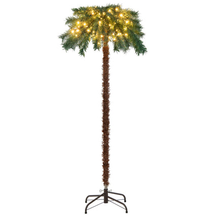 Dirbtinė Kalėdų palmė 150 cm, 150 šiltai baltų LED