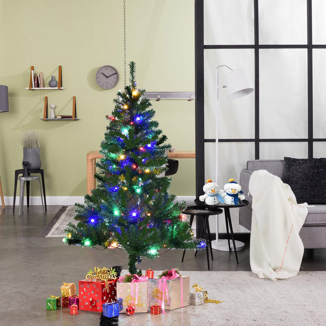 Dirbtinė Kalėdų eglutė 120 cm, LED lemputės, stovas