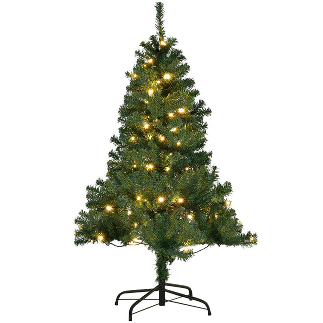 Dirbtinė Kalėdų eglutė 120 cm, LED lemputės, stovas