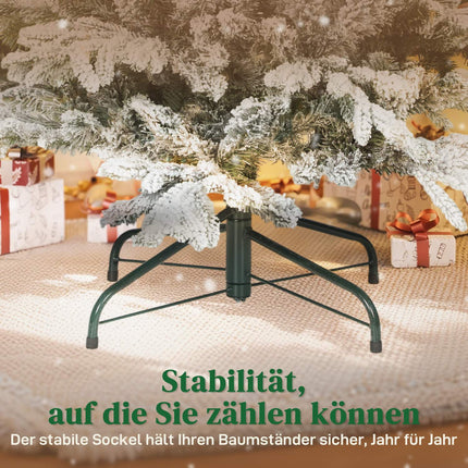 Dirbtinė Kalėdų eglutė, 150 cm, snieguotos pušies spalvos, 1162 šakos