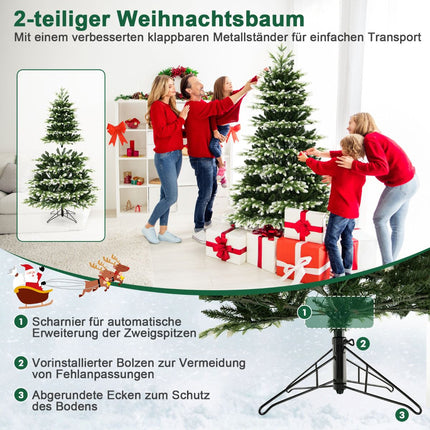Dirbtinė Kalėdų eglutė 180 cm, 350 LED, su nuotoliniu stovu