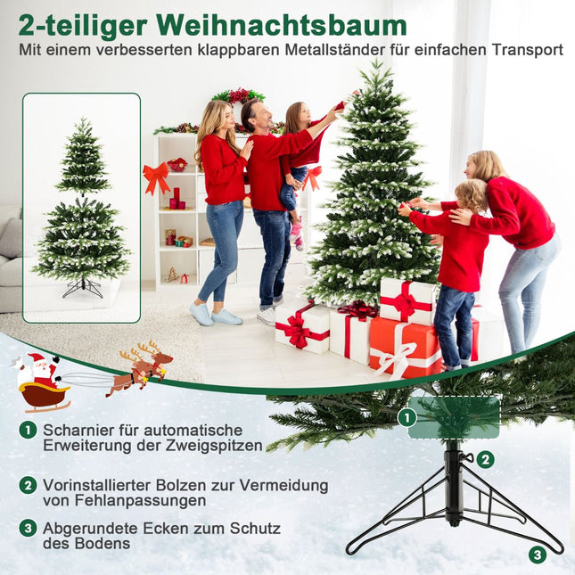 Dirbtinė Kalėdų eglutė 180 cm, 350 LED, su nuotoliniu stovu