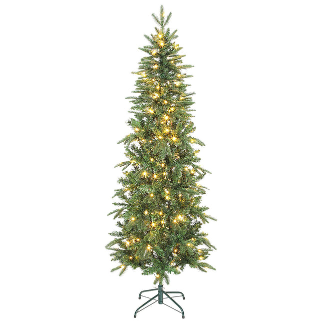 Dirbtinė Kalėdų eglutė, 180 cm, 605 šakos, 200 LED lempučių