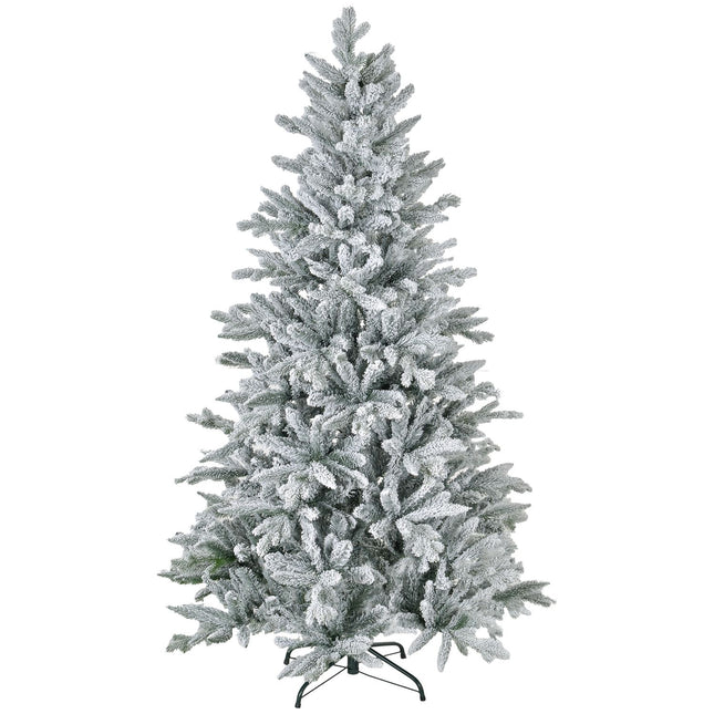 Dirbtinė Kalėdų eglutė, 180 cm, snieguotos šakos, metalinis stovas