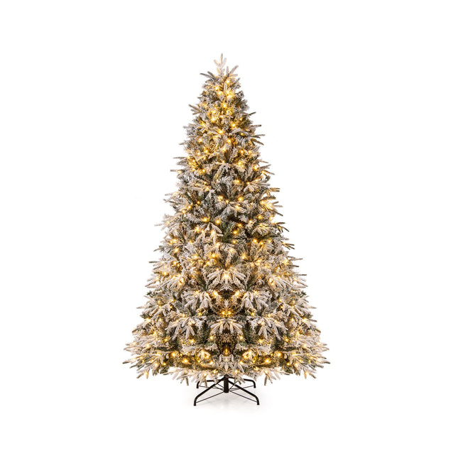 Dirbtinė Kalėdų eglutė 270 cm, snieguota, 600 LED