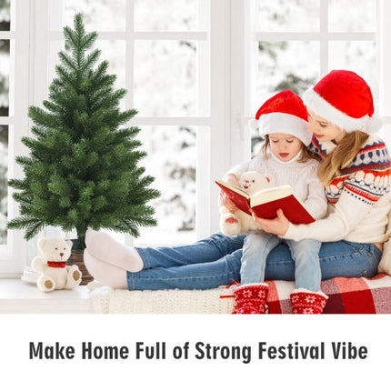 Dirbtinė Kalėdų eglutė 60 cm, vazone, 50 viršūnėlių, PE
