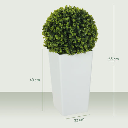 Dirbtinių eukalipto kamuoliukų rinkinys, 65 cm, apsaugoti nuo UV spindulių, žali