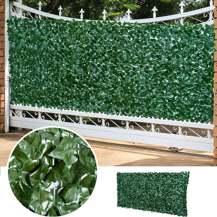 Artificial Privacy Hedge Wall - Dark Green, 300 x 150 cm