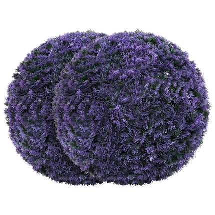 Dirbtiniai levandų kamuoliukai, atsparūs UV spinduliams, 38 cm, 2 vnt. rinkinys