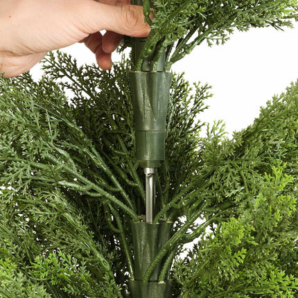 Artificial Topiary Cedar Trees, Set of 2, 48-Inch