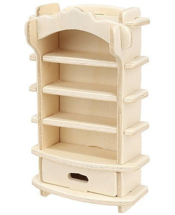 A set of wooden furniture for dolls 34 pcs.