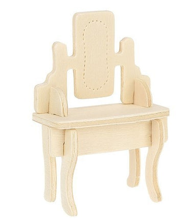 A set of wooden furniture for dolls 34 pcs.