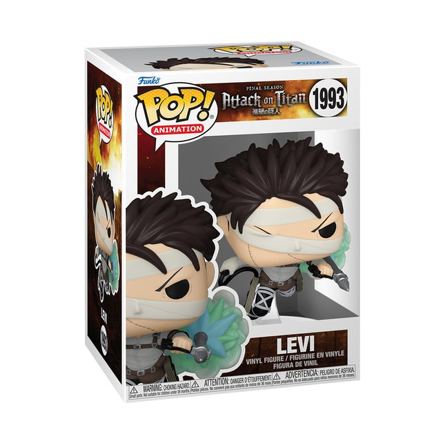 „Attack on Titan Funko Pop“ vinilo figūrėlė - Levi su tvarsčiais