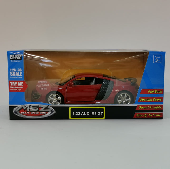 Audi R8 GT liejimo būdu pagamintas modelis, mastelis 1:32, kolekcinis automobilis