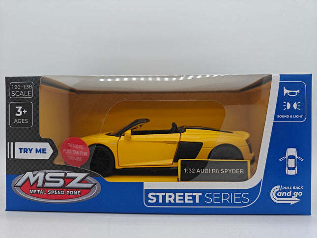 Audi R8 Spyder liejimo būdu pagamintas modelis, 1:32 mastelio kolekcinis