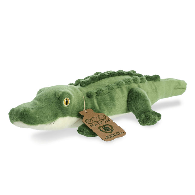 Aurora Eco Nation Plush Alligator, 35 Cm