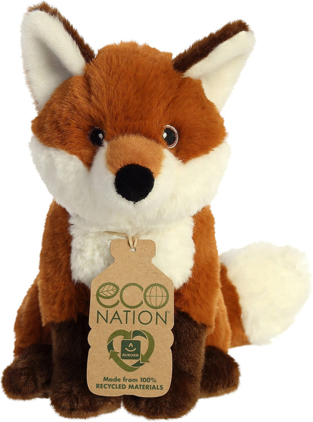 Pliušinė lapė „Aurora Eco Nation“, 19 cm