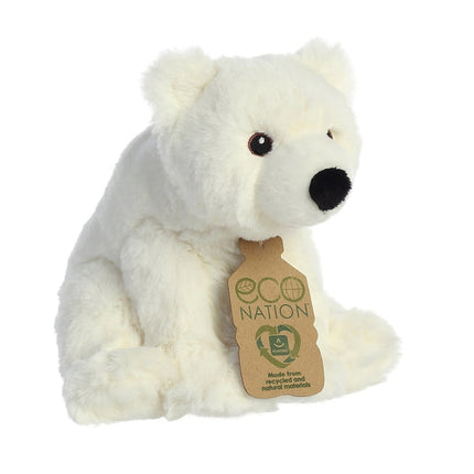 Pliušinis baltasis lokys „Aurora Eco Nation“, 24 cm