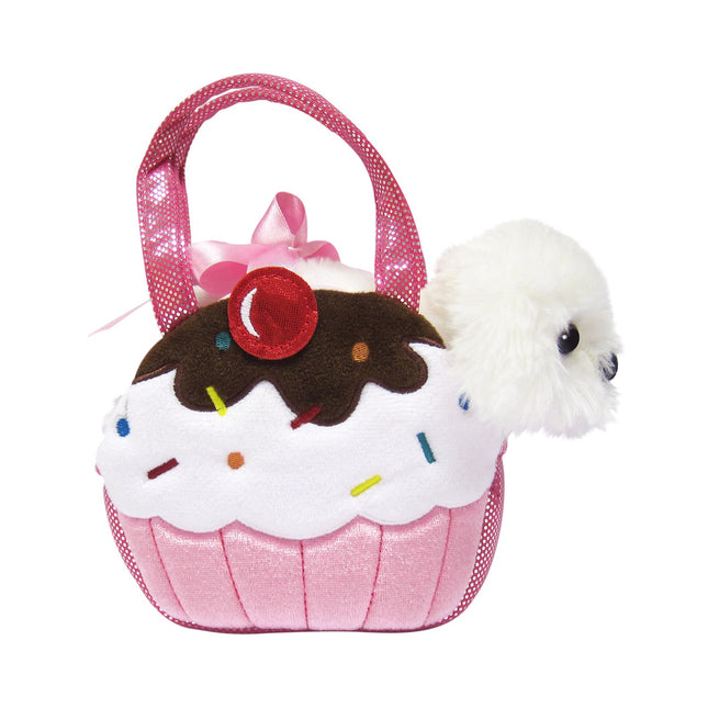 Aurora Fancy Pals pliušinis šuniukas keksiukų maišelyje, 20 cm