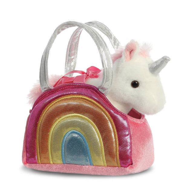 Aurora Fancy Pals pliušinis vienaragis rožiniame maišelyje, 17 cm