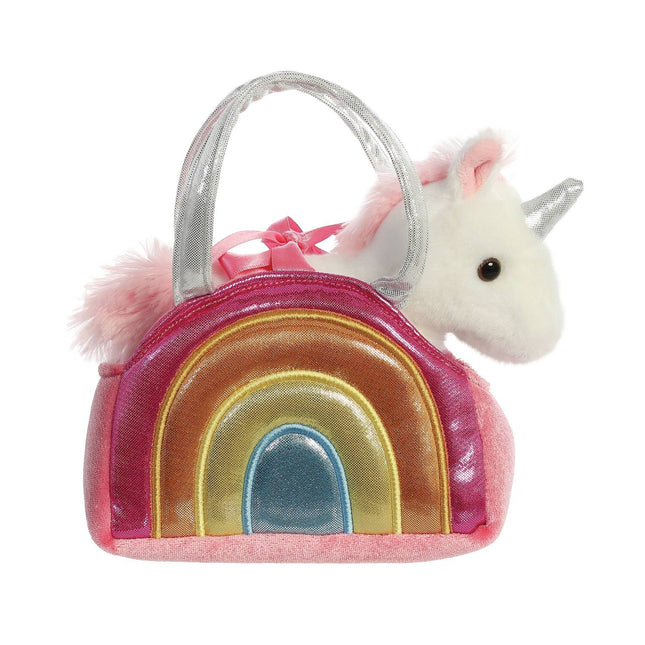 Aurora Fancy Pals pliušinis vienaragis rožiniame maišelyje, 17 cm