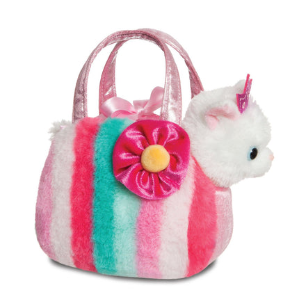 Aurora Fancy Pals minkštas žaislas katė maišelyje, 20 cm