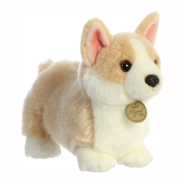 Aurora Miyoni pliušinis korgio šuniukas, 18 cm