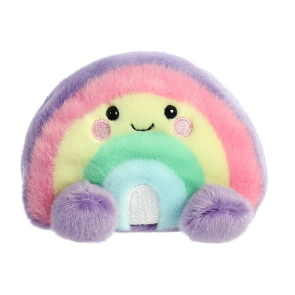 Pliušinis žaislas „Aurora Palm Pals“ vaivorykštė, 7 cm