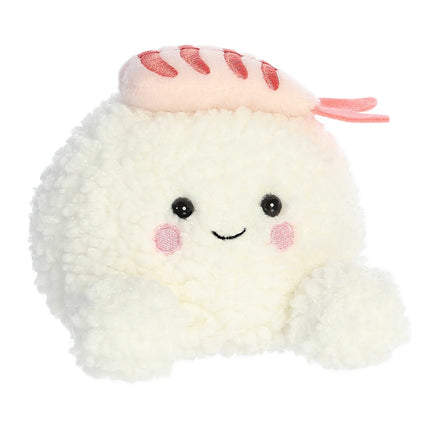 Aurora Palm Pals minkštas žaislas krevečių suši, 11 cm