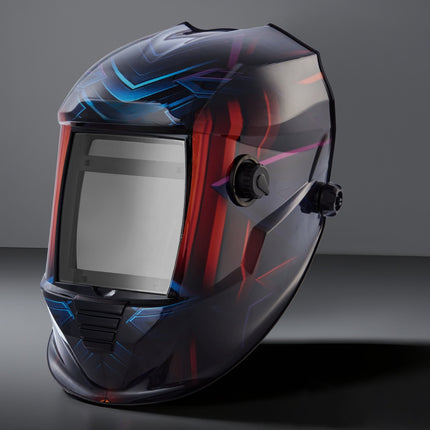 Auto-Darkening Welding Helmet – True Color, 4 Sensors, 100x80 mm