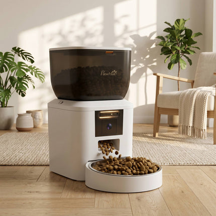 Automatinis kačių šėrykla su kamera, 4 l, 2,4 GHz WiFi, valdymas programėle