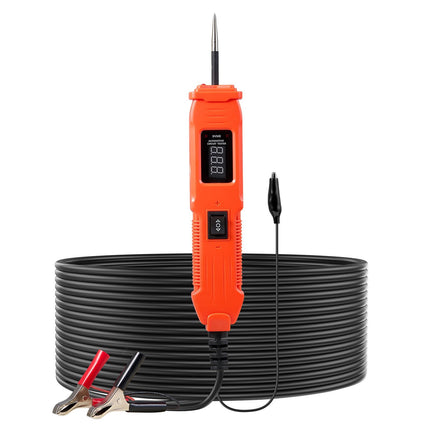 Automotive Circuit Tester, 6–36V DC, LED Display, 13 ft Cable