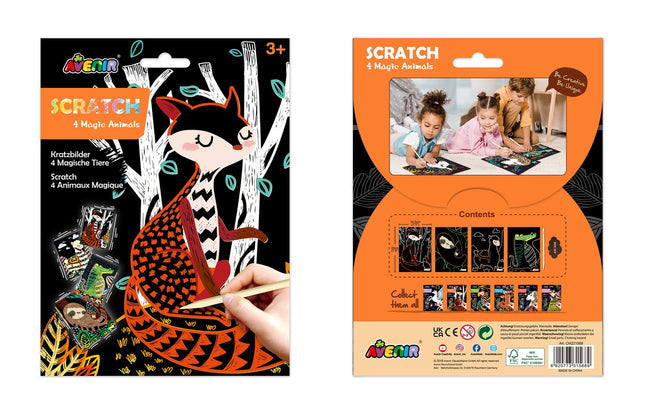 Avenir Scratch 4 stebuklingi gyvūnai