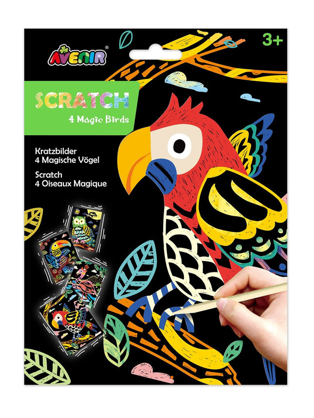 Avenir Scratch 4 stebuklingi paukščiai